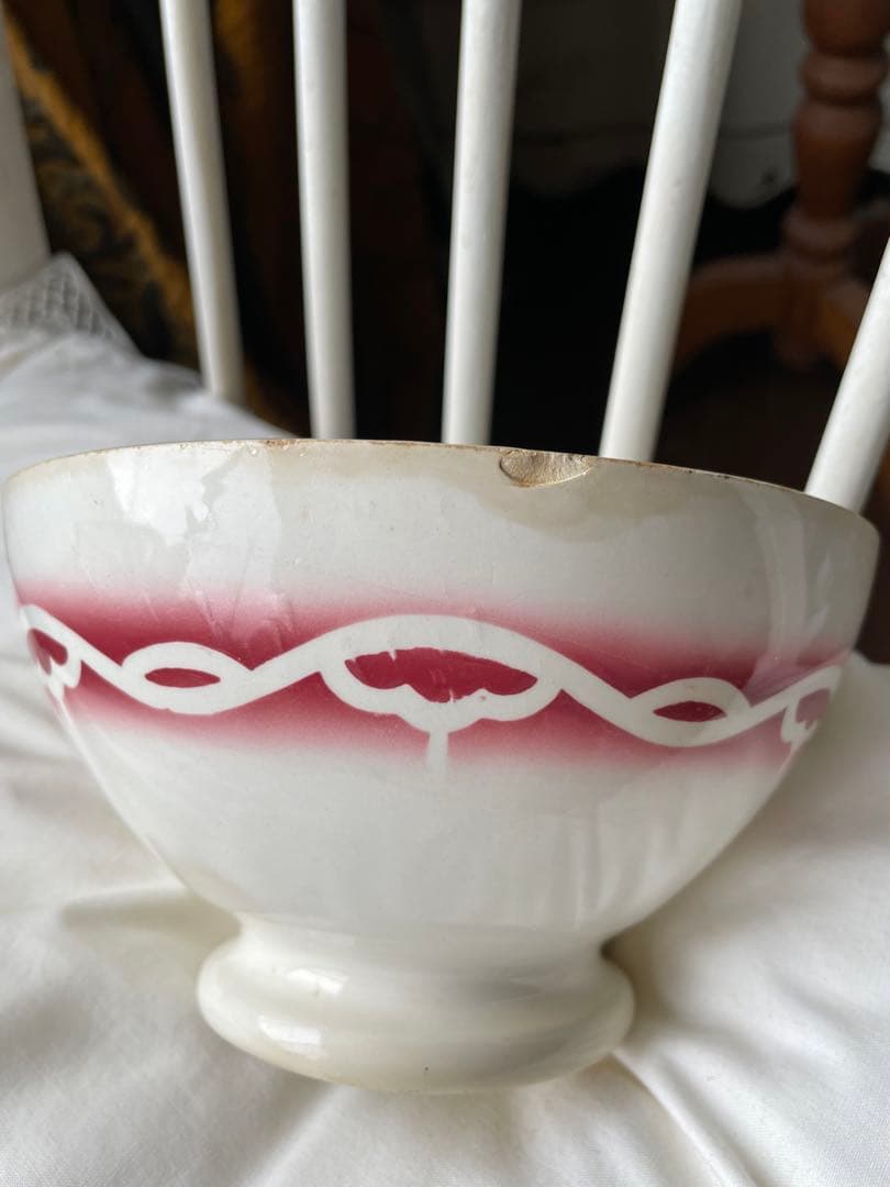 あーちゃんアンティーク　カフェオレボウル　ディゴワン　サルグミンヌ　薔薇