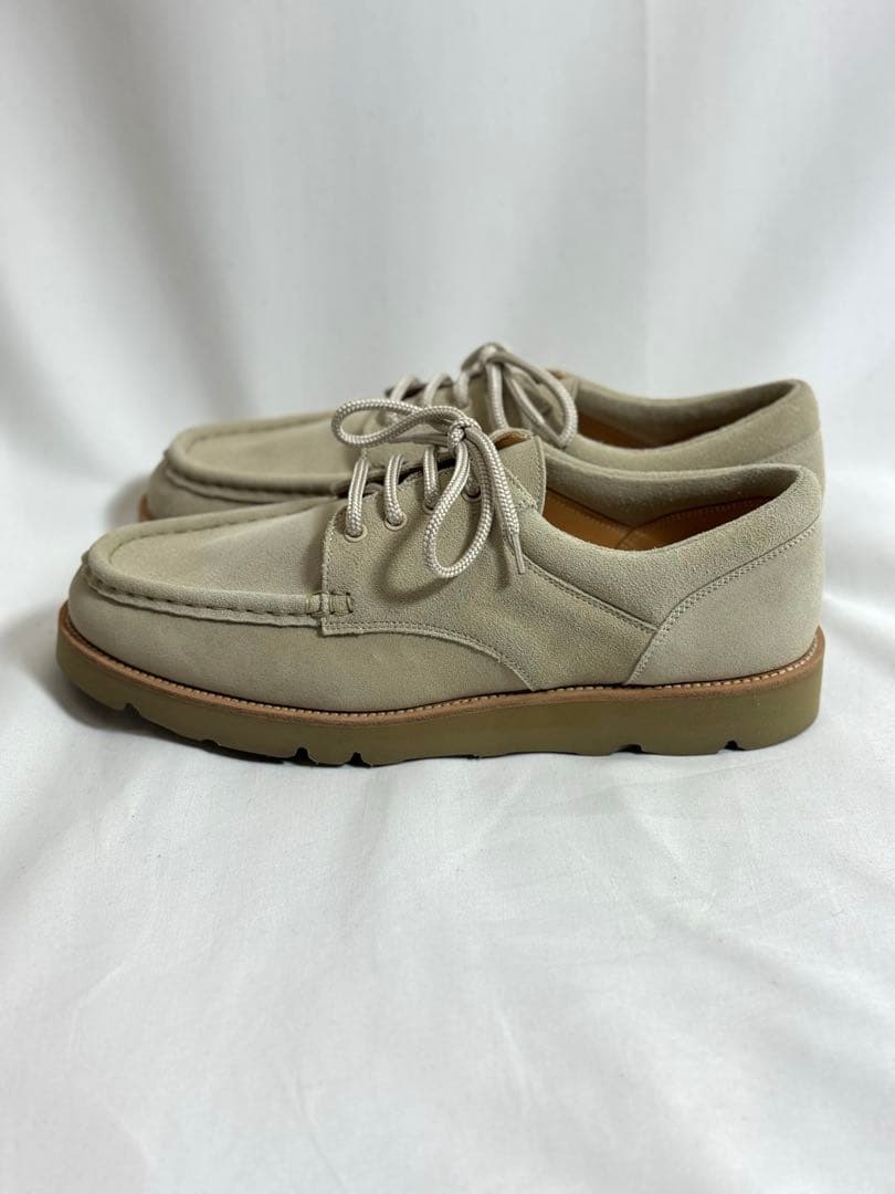 靴 Marbot / MOCCASIN SHOES - BEIGE SUEDE 27