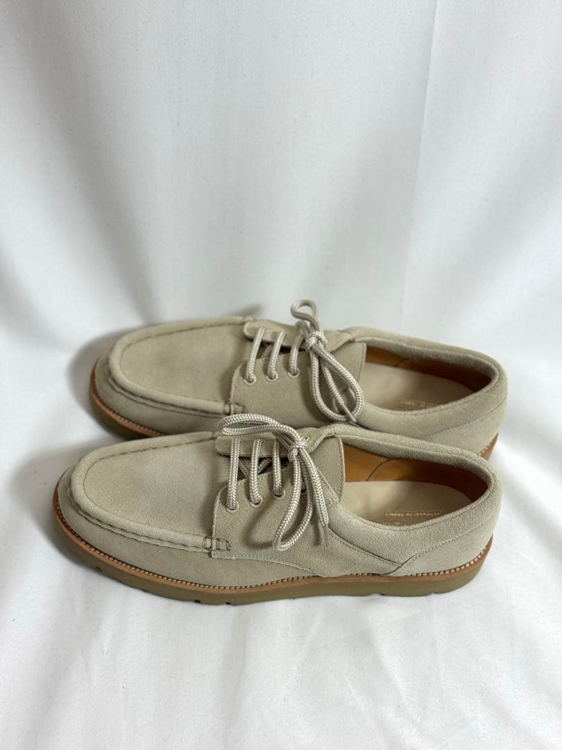 靴 Marbot / MOCCASIN SHOES - BEIGE SUEDE 27