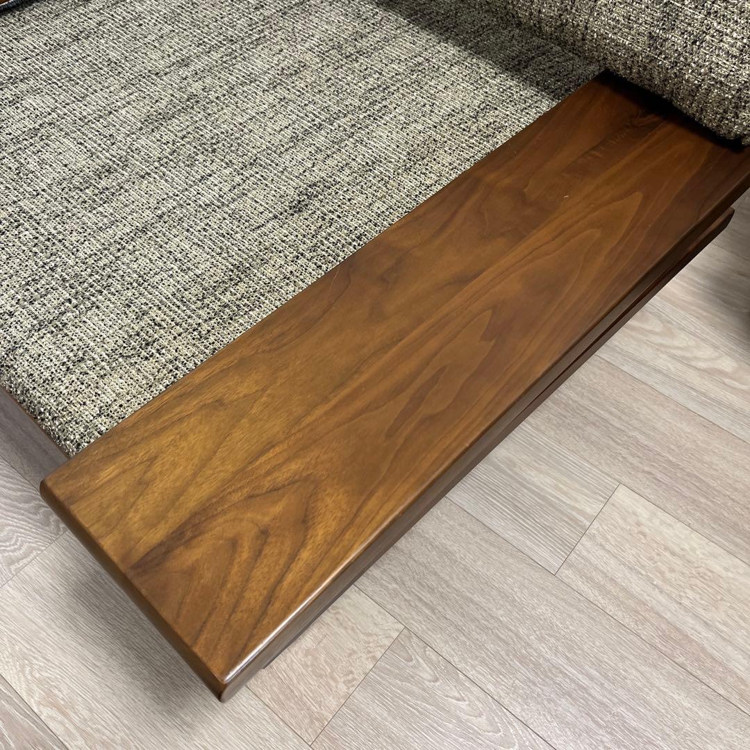 飛騨産業 森のことば Walnut 背クッション付きソファ 1P