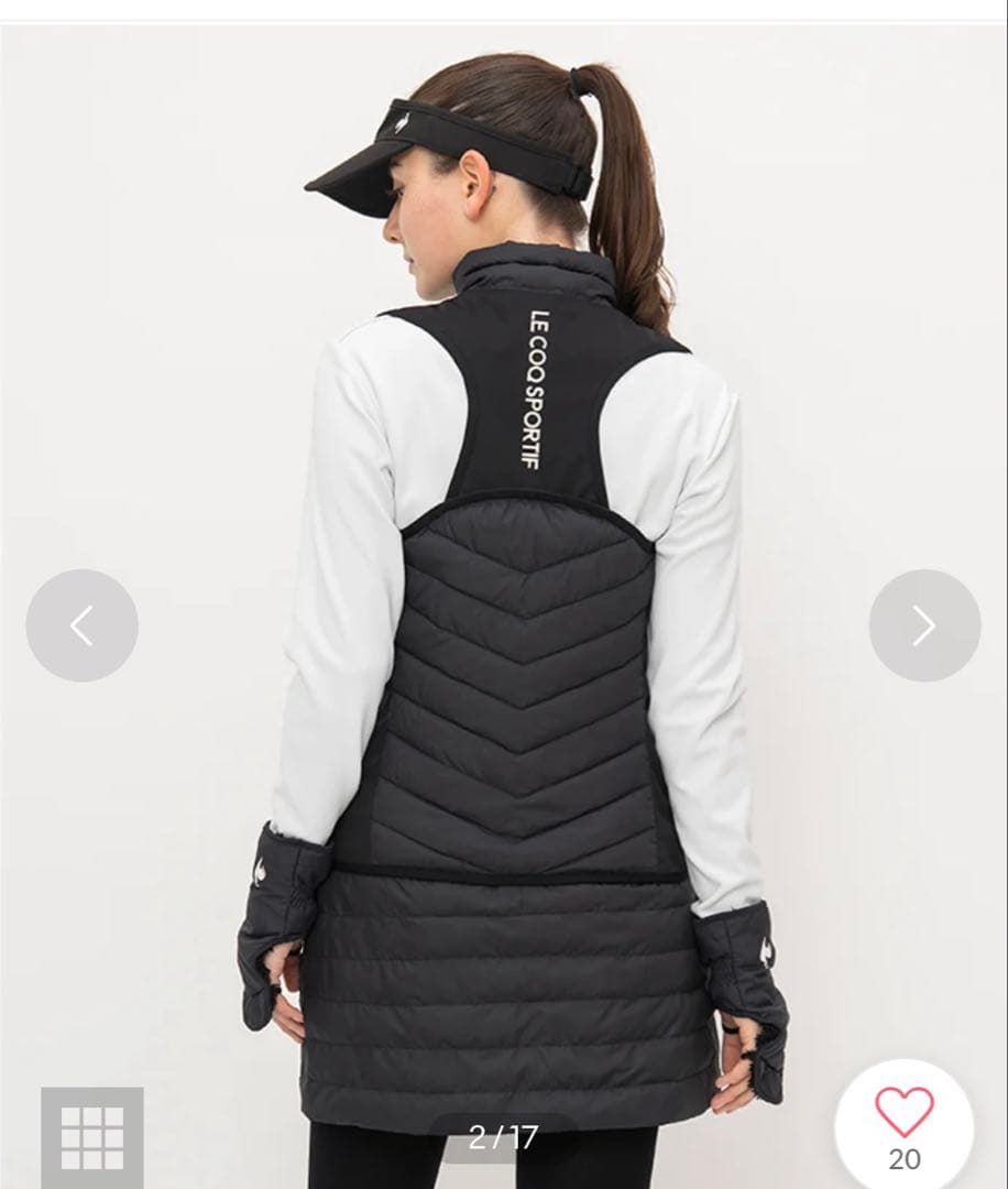 ルコック　パデイングベストL