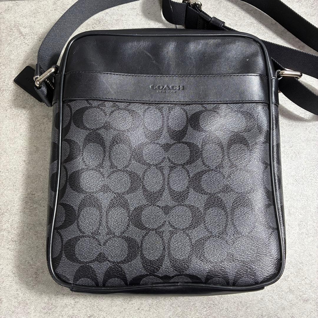 美品✨COACH 54738 フライトバッグ マホガニー シグネチャー