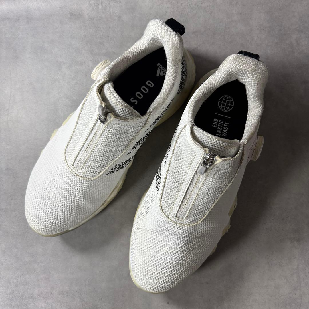 アディダス コードカオス22 BOA ゴルフシューズ ホワイト 27cm メンズ