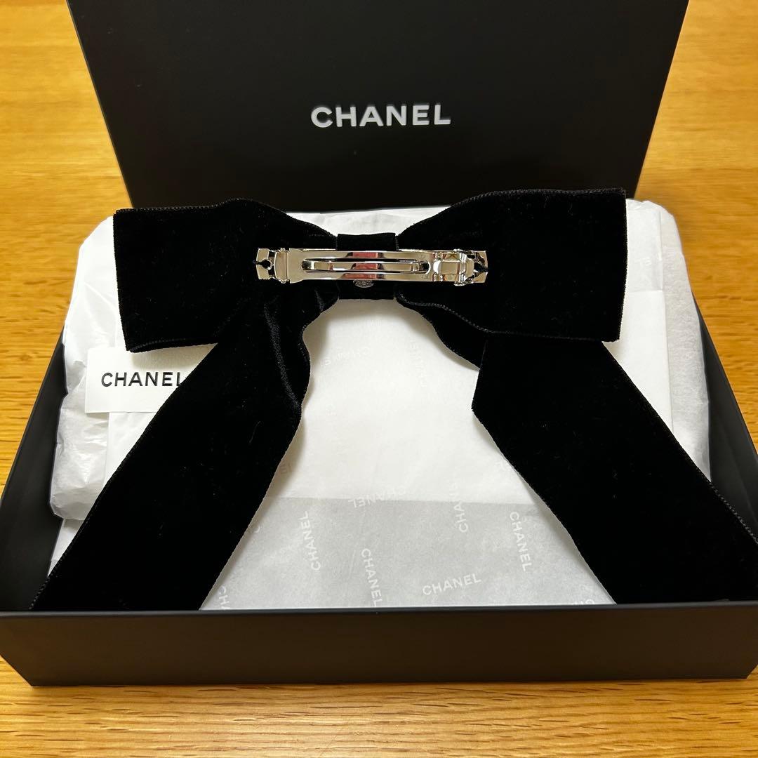 本日限りお値下げ！新品未使用！シャネル♡リボンバレッタ