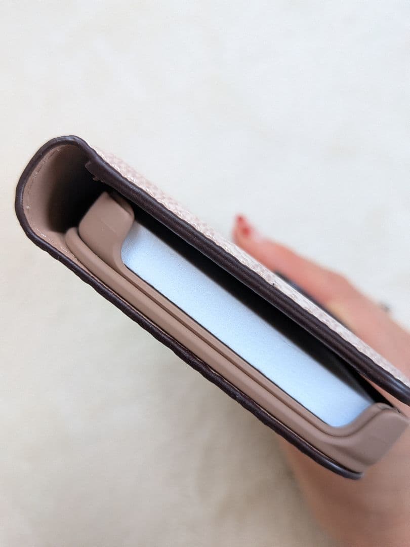 新品　希少色　コーチ　iPhone12mini対応ケース　シグネチャー　即日発送