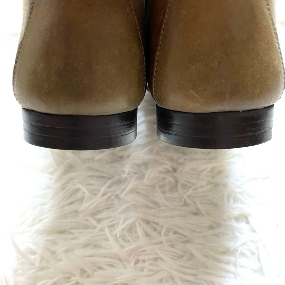 【美品】 shoe&sewn Medoc 38 シューアンドソーン モスグリーン