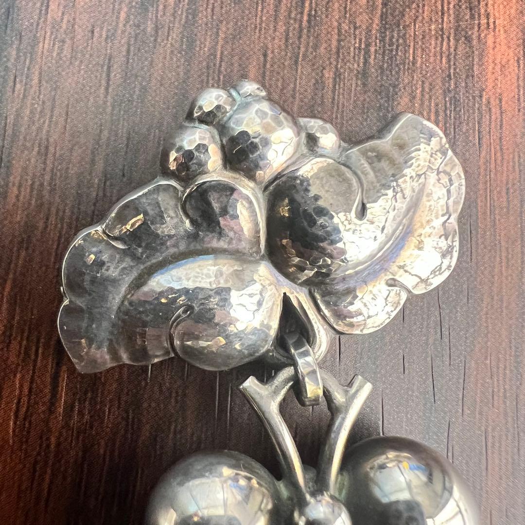 ジョージ・ジェンセン　ムーンライト・グレープ　ブローチ　SV925