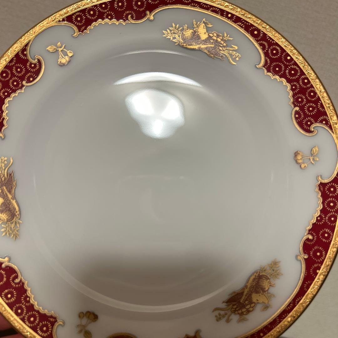 大倉陶園　リミテッドエディション　金蝕マロン　デザートプレート　17cm