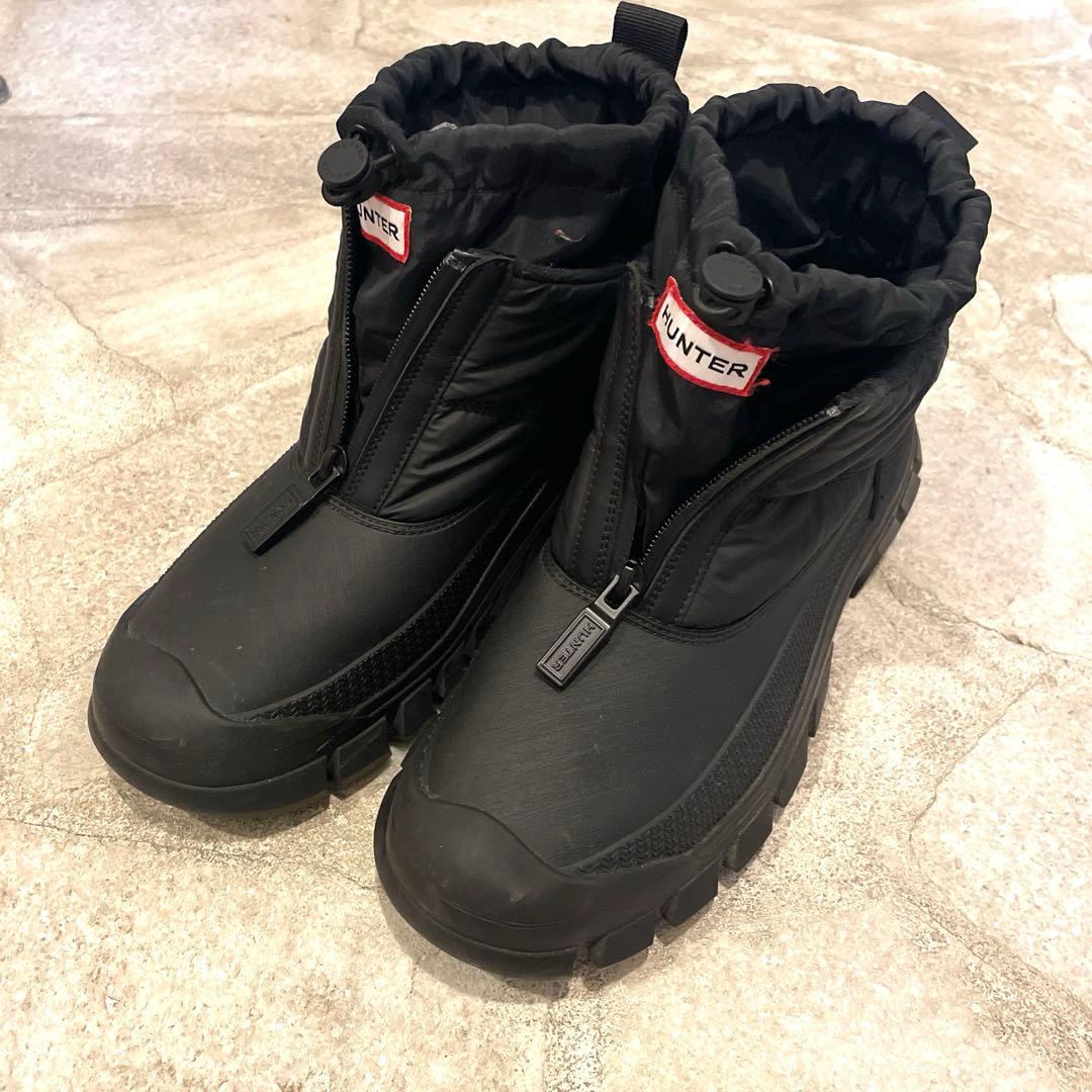 HUNTER イントレピッド　スノーブーツ 25.5〜26cm ブラック
