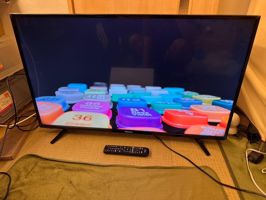 ハイセンス hisense 43型　テレビ　43A50　2018年製極美品！