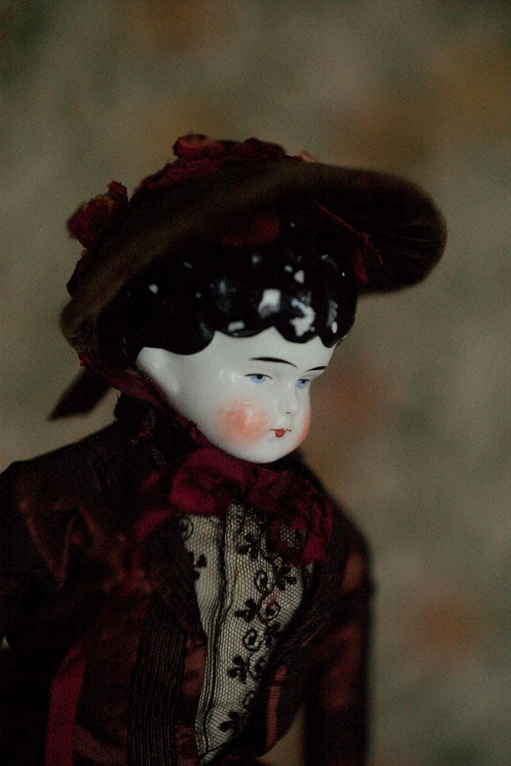 アンティーク チャイナヘッドドール ビスクドール ドイツ