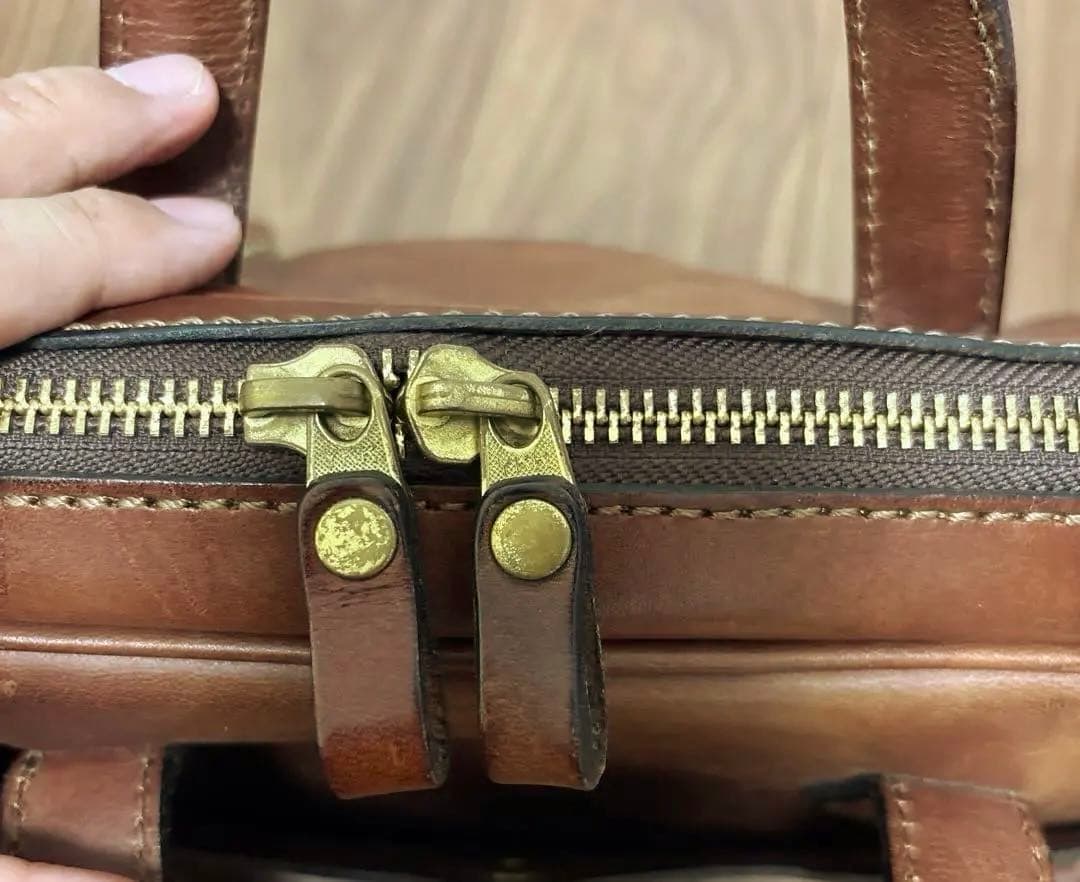 せ*ん様 HERZビジネスバッグ　ショルダーバッグ　A4可　ブラウンcitybo