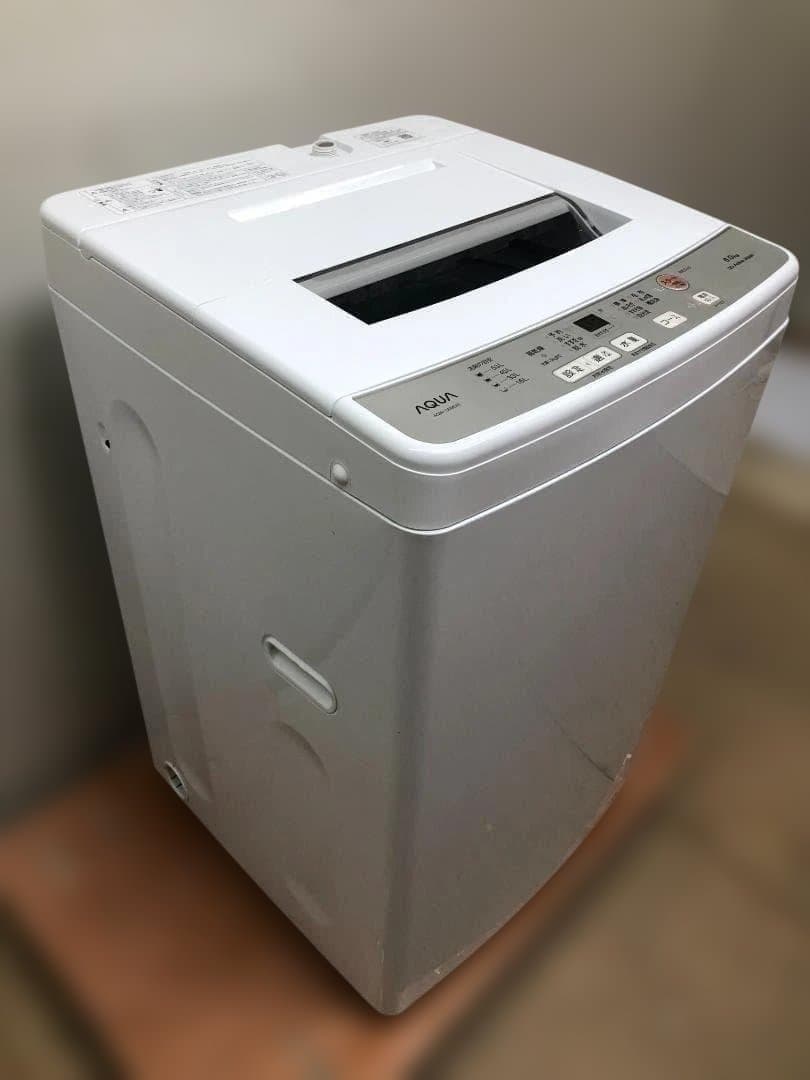 極上超美品 AQUA AQW-S6M 2022年製 洗濯機 73015-2-