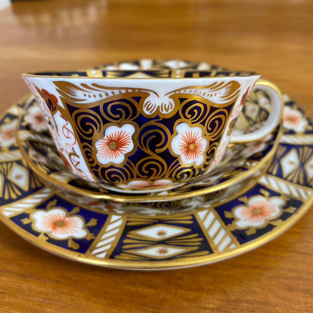 ロイヤルクラウンダービー　カップ＆ソーサー　トラディショナル　イマリ　古伊万里