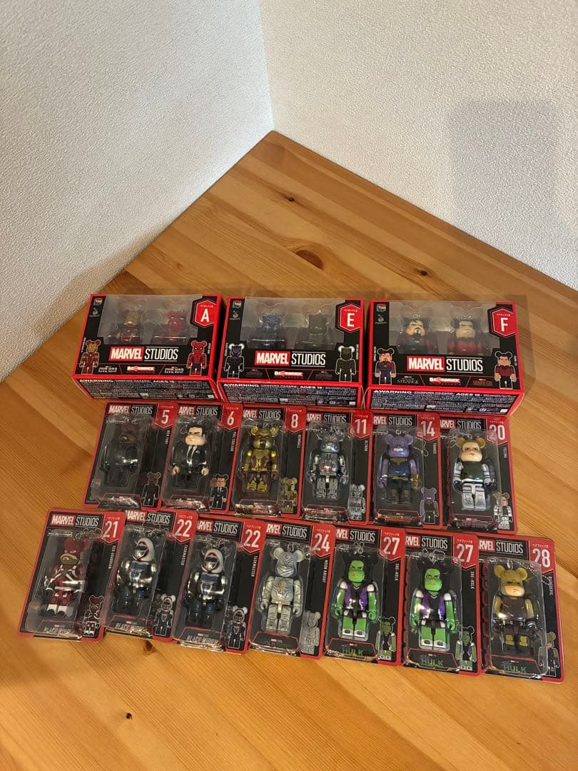 marvel ベアブリック 16体セット