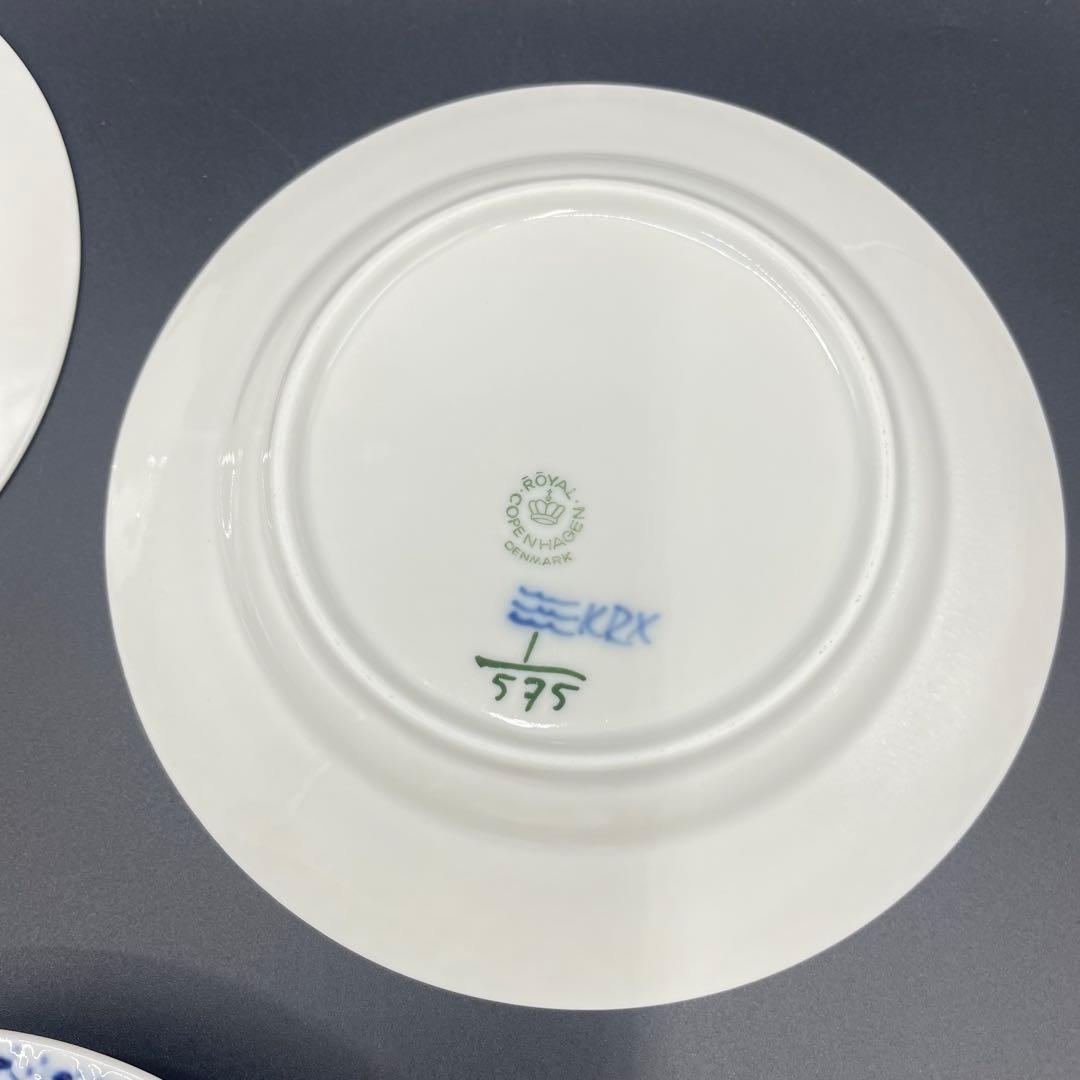 ロイヤルコペンハーゲン ハーフレース プレート　15.6cm　6枚セット