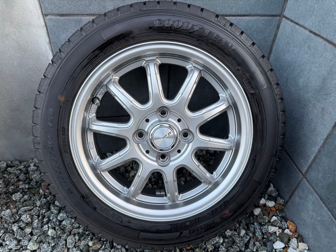 軽自動車14インチ　スタッドレスタイヤ＋ホイールセット　155/65/14