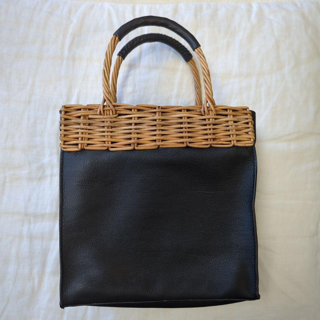 タイドウェイ　レザーかごバッグ