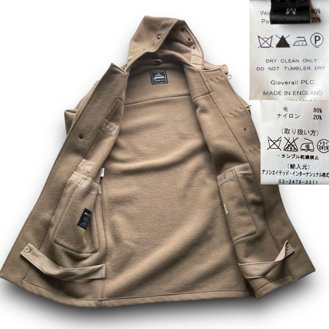 美品 定価約10万円 グローバーオール MONTY ロング丈 ダッフルコート M