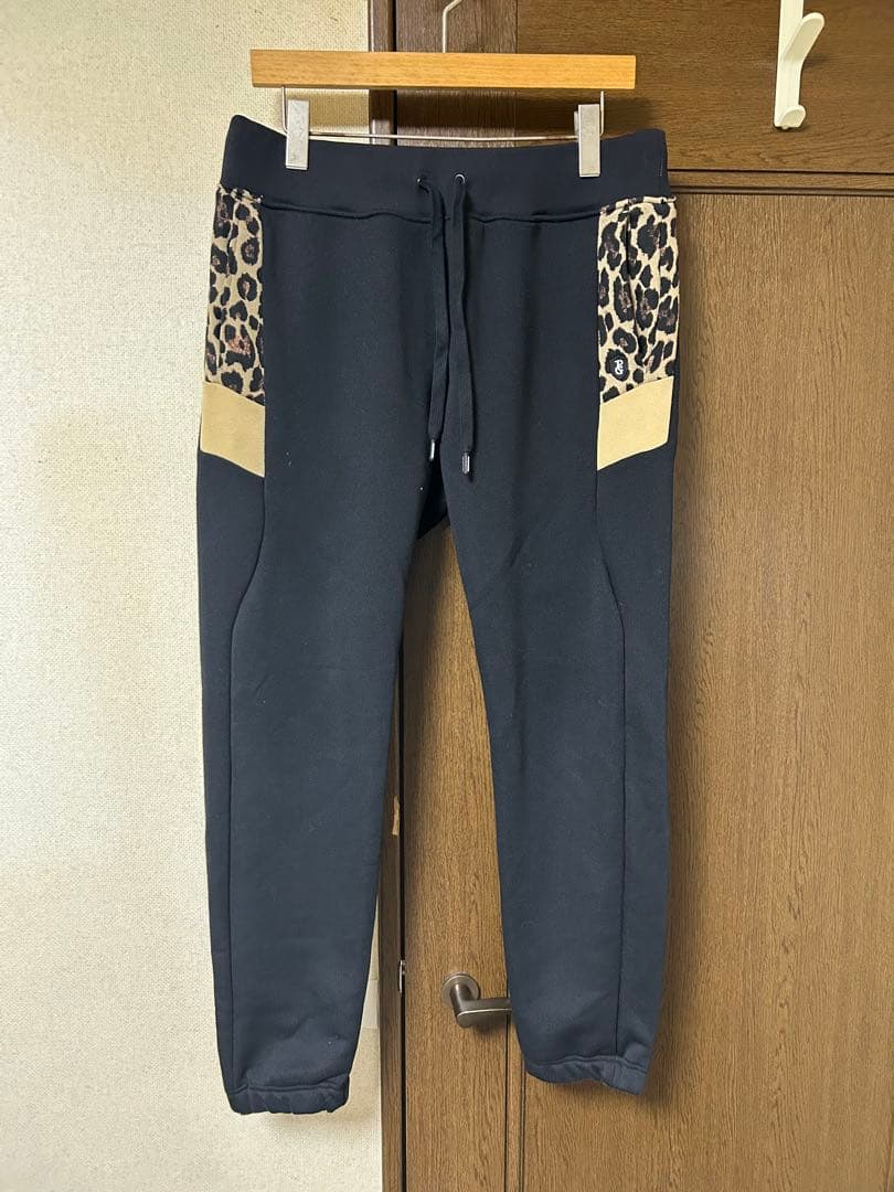 PEARLY GATES レオパード柄ジャケット、スウェットパンツ、長袖インナー