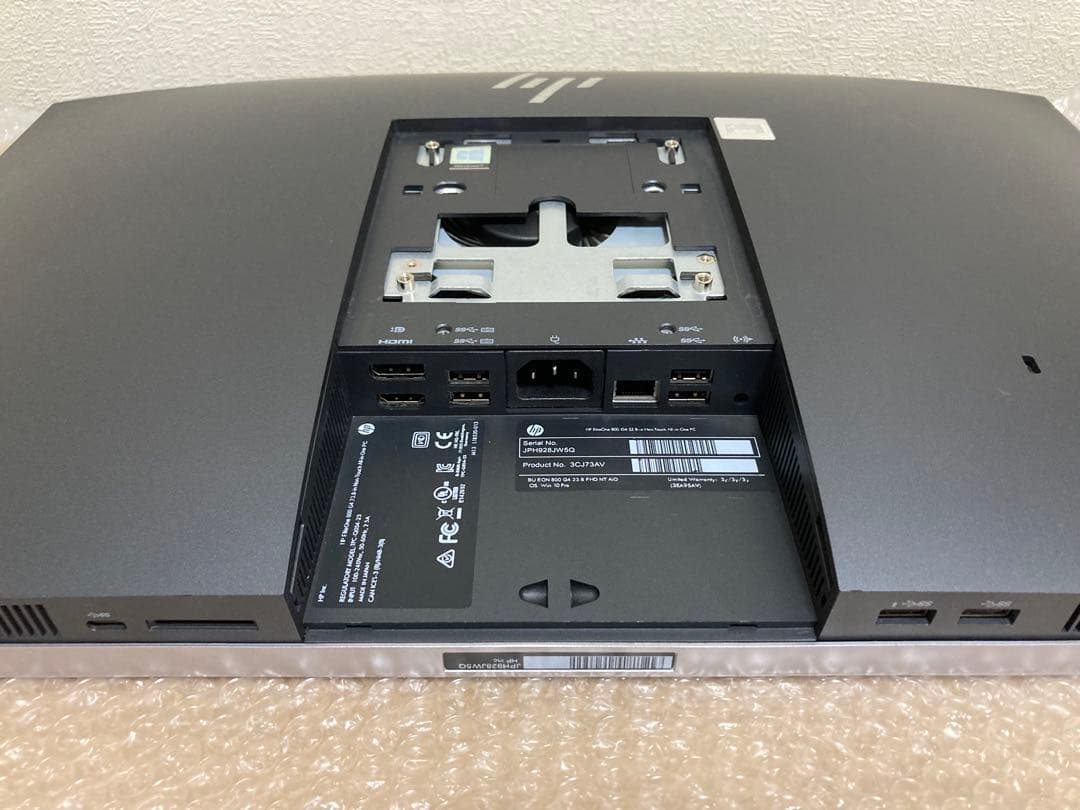 Windowsデスクトップ HP EliteOne 800 G4 AiO i5 16GB 256GBNVMe