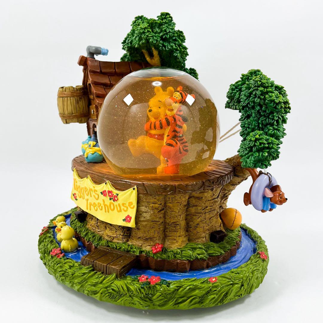 ディズニー プー ティガー イーヨー ルー ピグレット スノードーム オルゴール