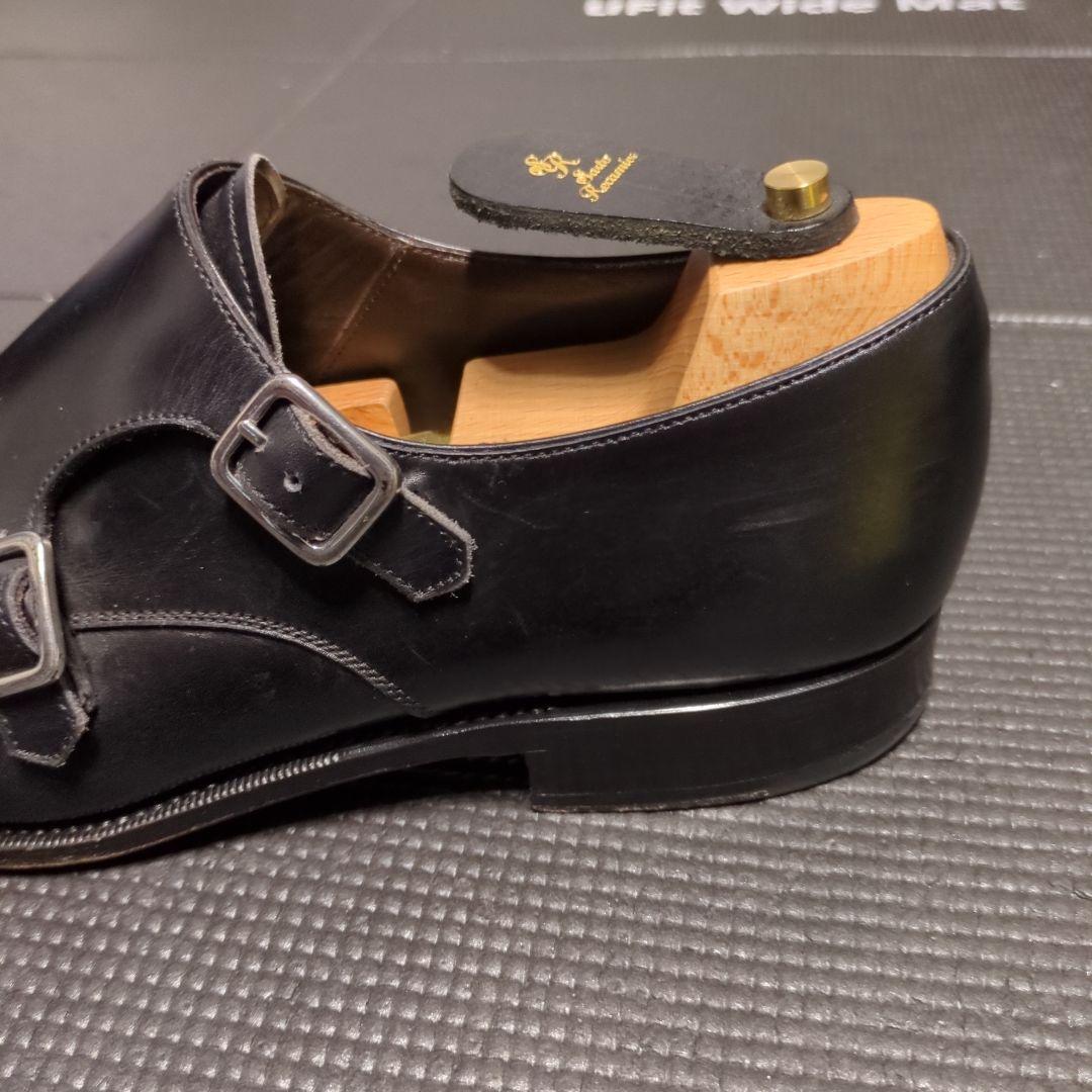 カルミナ　ブラック ダブルモンク サイズ7.5