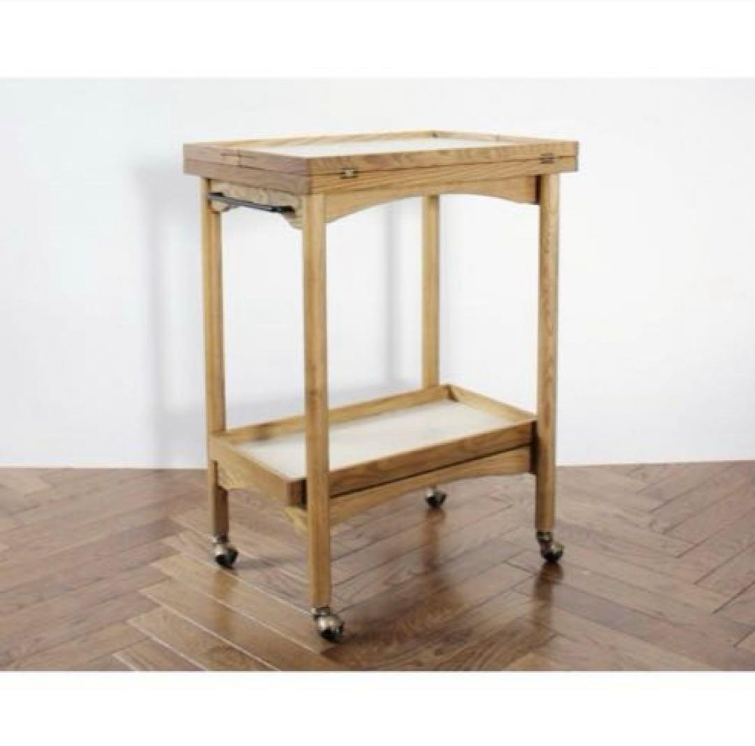 JOURNAL STANDARD キッチンワゴン 木製 2段