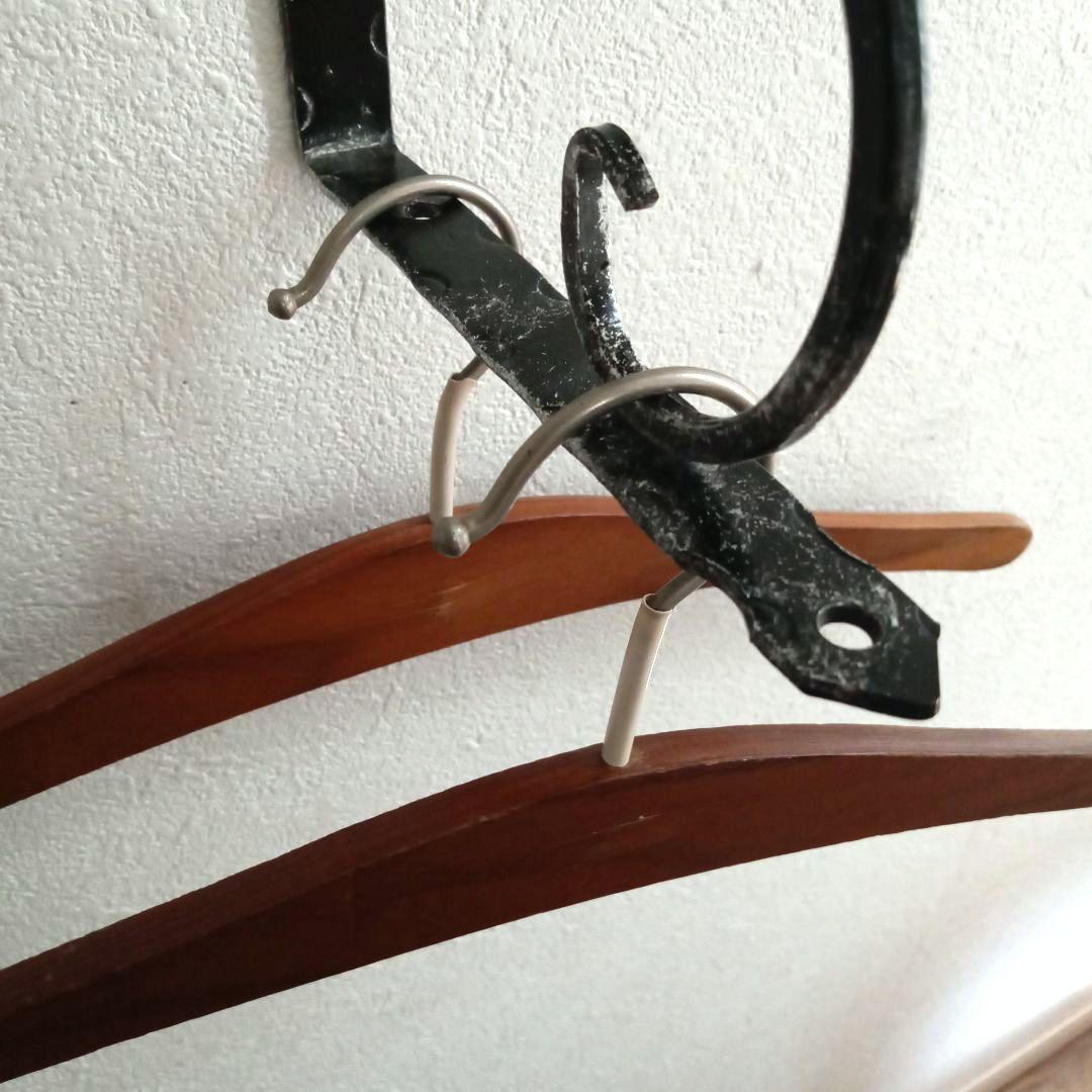 チークのハンガー 5本セット スウェーデン 北欧ヴィンテージ