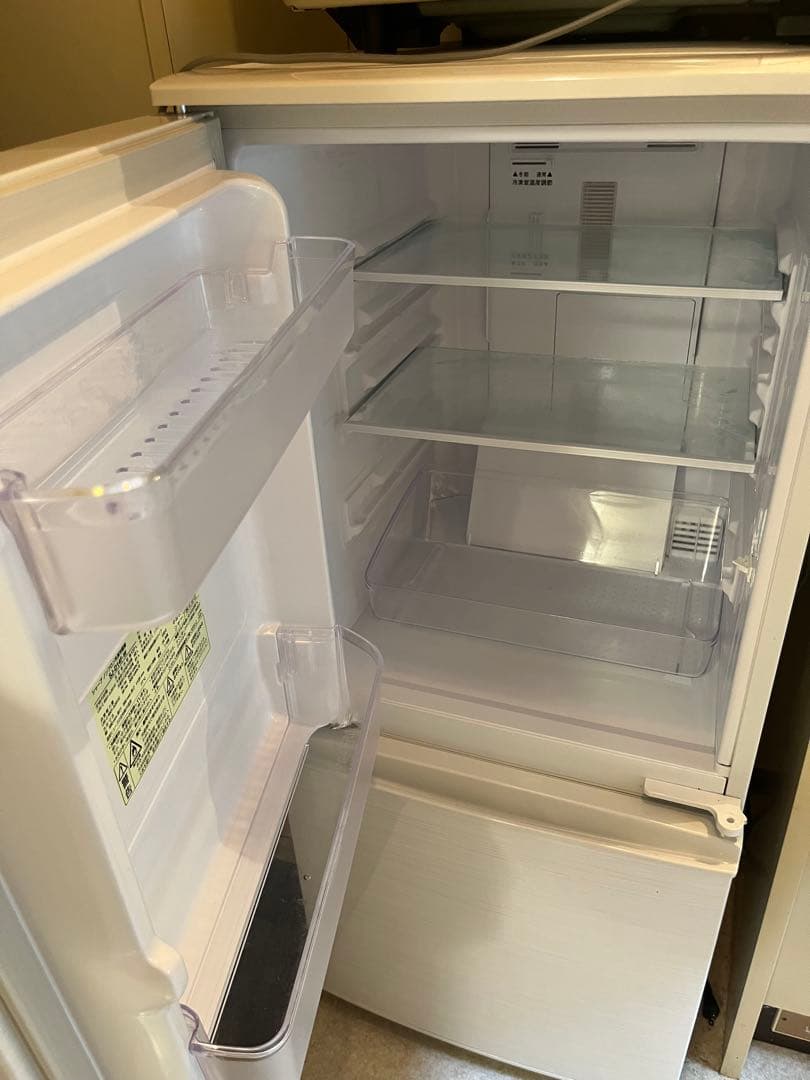 SHARP 冷蔵庫 SJ-D14F-W 約137L