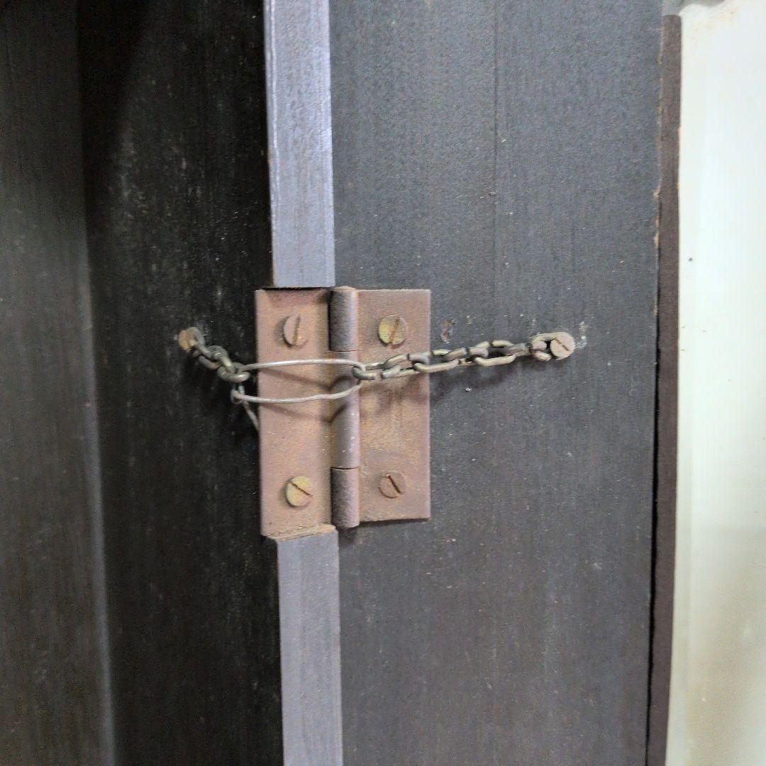 明治時計　ジャンク品　大型　振り子時計 　古時計　昭和レトロ　ゼンマイ時計