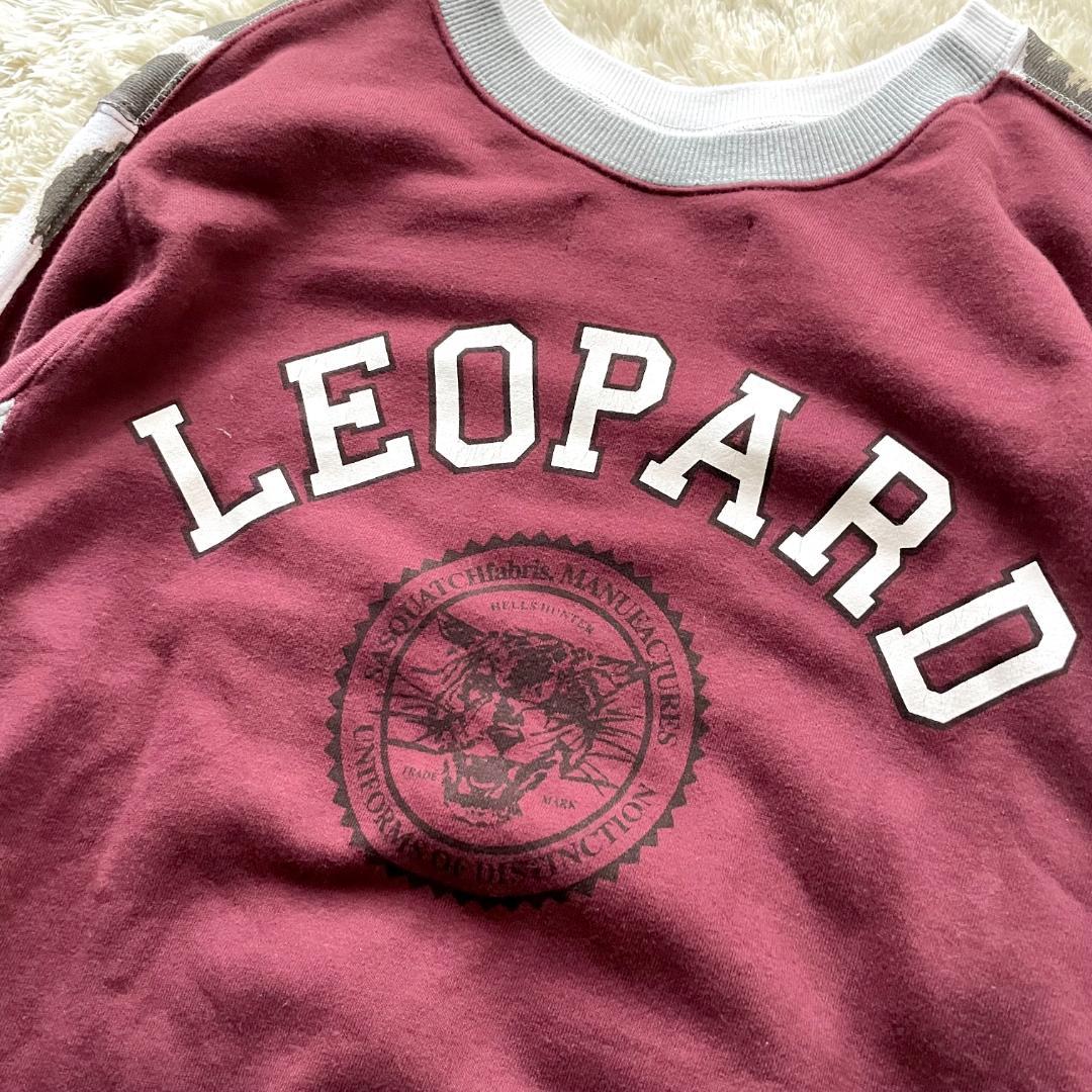 サスクワッチファブリックス レオパード スウェット アニマルデザイン クレイジー