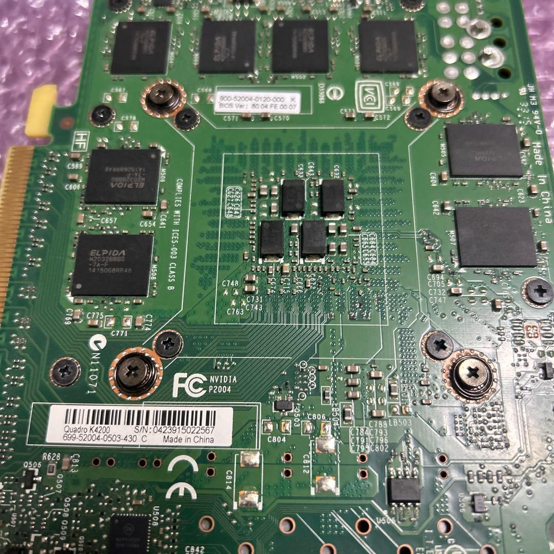 NVIDIA Quadro K4200 K2000D グラフィックボード