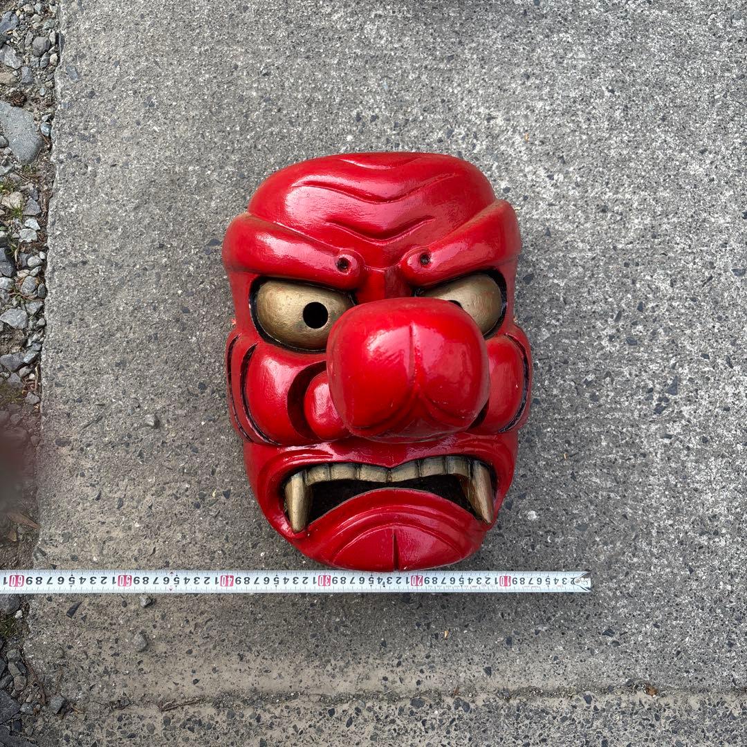 天狗 木製お面