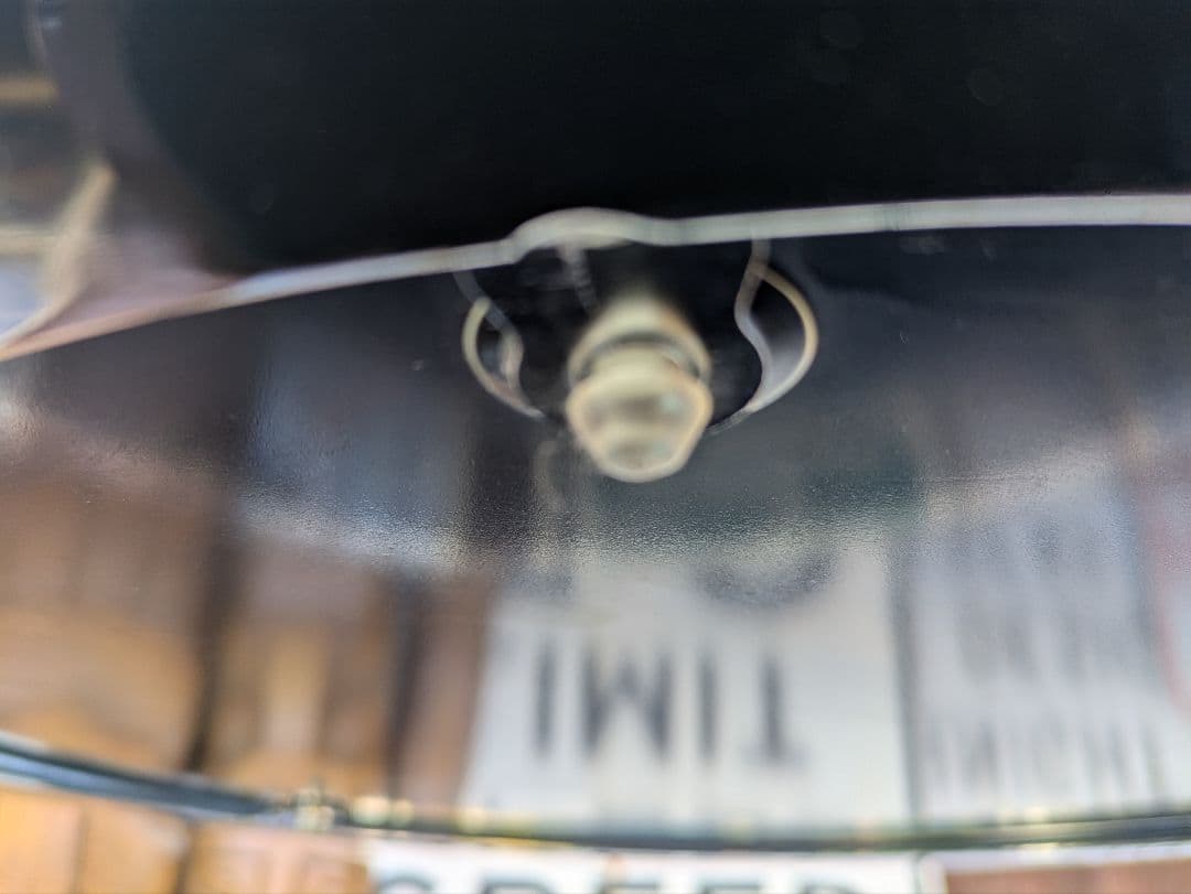 ミッドセンチュリー　スペースエイジ　ラウンドテーブル　強化ガラス　ガラステーブル