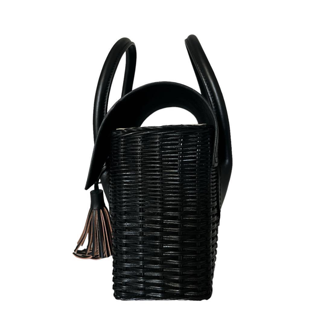 みぃたん様　カービングトライブス　かごバック　ラタン　ターンロック　ゴールド金具