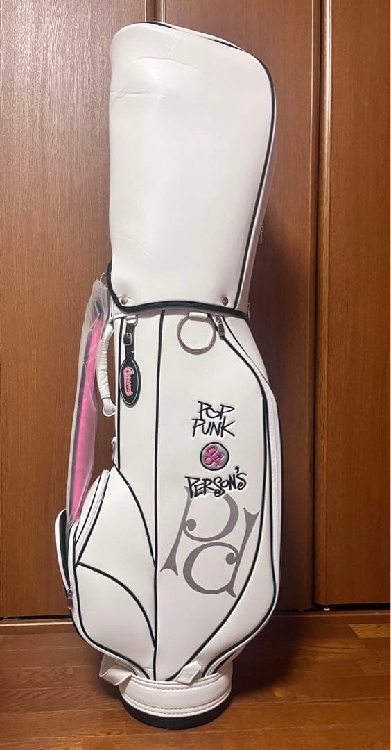 【新品未使用】PERSON'S レディース用　キャディーバッグ 白 ピンク 黒