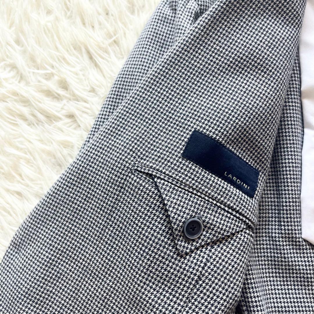 <美品>LARDINI 春夏 コットンリネン ジャケット サイズ52
