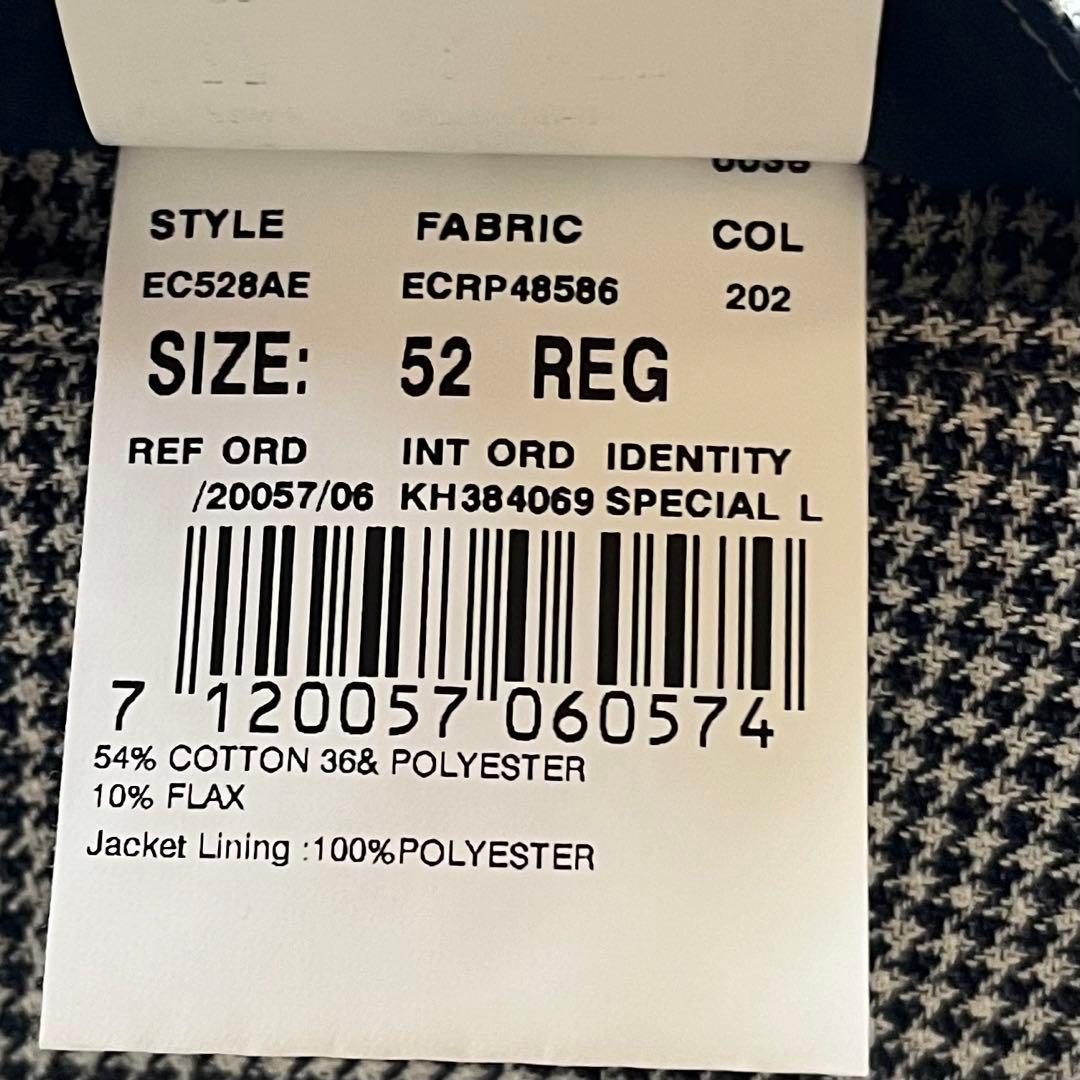 <美品>LARDINI 春夏 コットンリネン ジャケット サイズ52