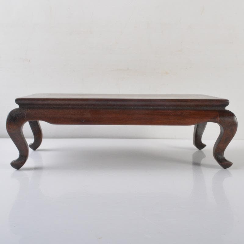 中国　唐木花梨製　平卓　飾台　香炉台　V　R6588E