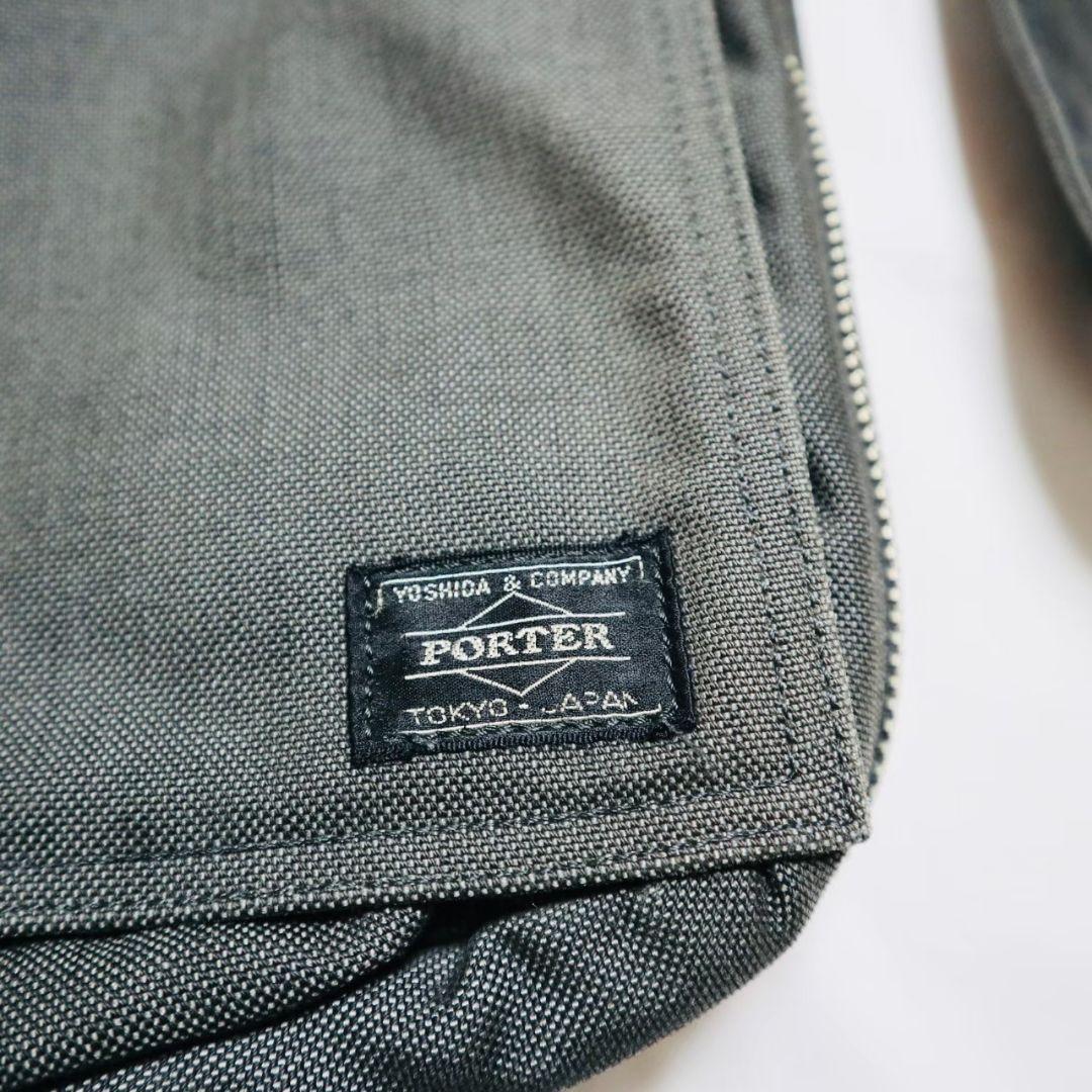 PORTER ダークグレー ショルダーバッグ