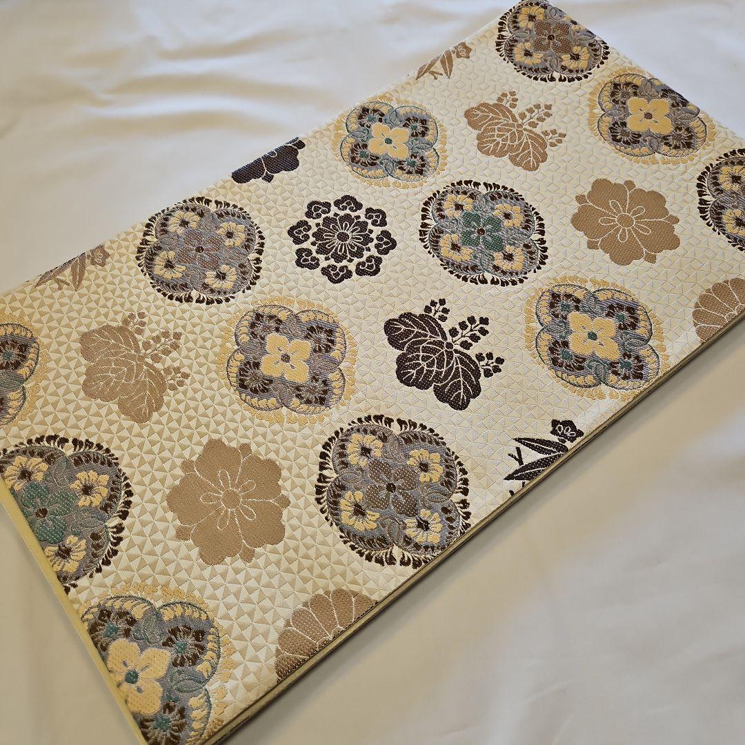 袋帯☆吉祥粋華文☆唐織☆正絹☆鱗模様☆六通☆桐文☆フォーマル