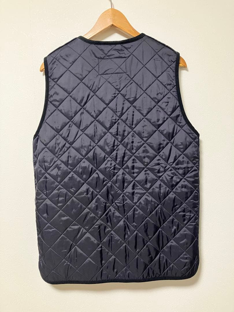 Barbour キルティング ライナー ベスト　ウール　38 スリーワラント