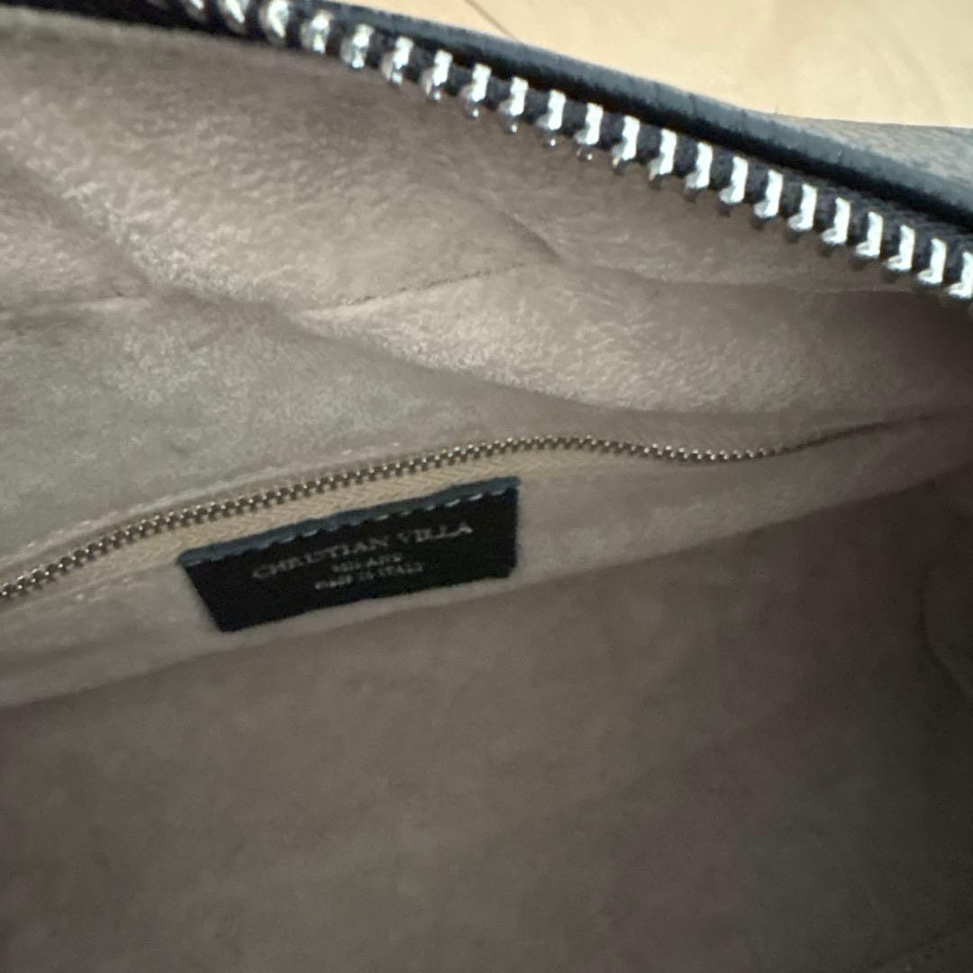 christian villa クリスチャンヴィラ ボストンバッグ ブラック