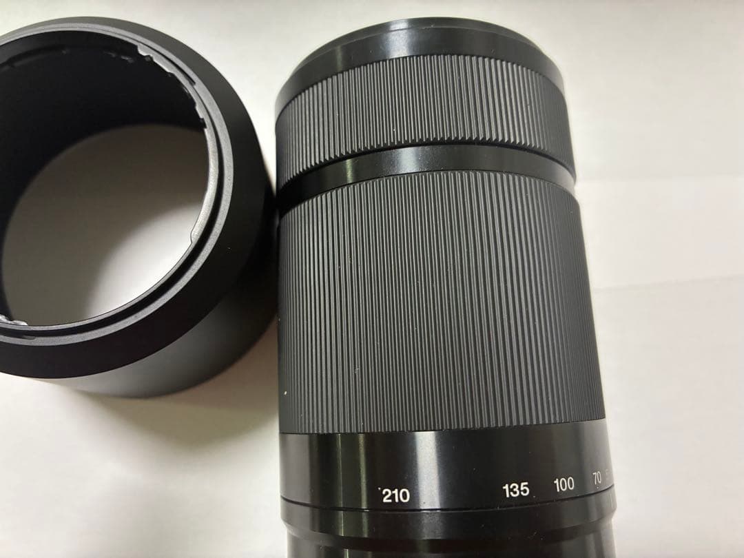 ソニー SONY SEL55210 レンズフード付き