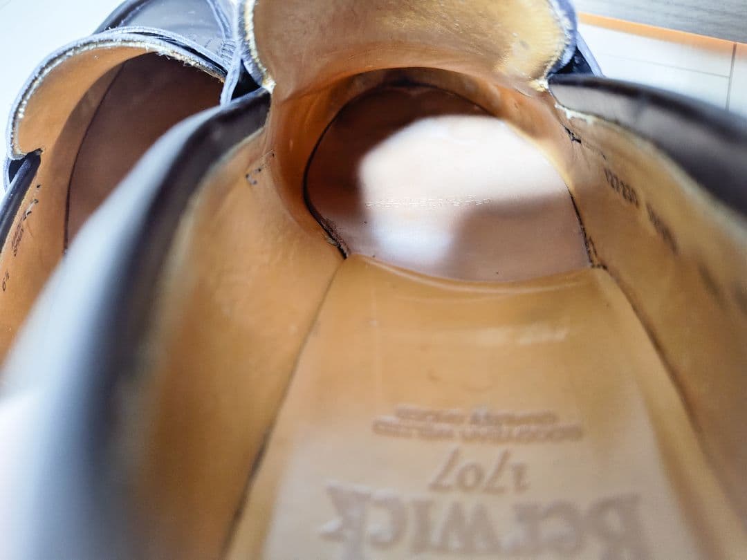 【美品】Berwick ローファー UK6.5 5293BCVLBK