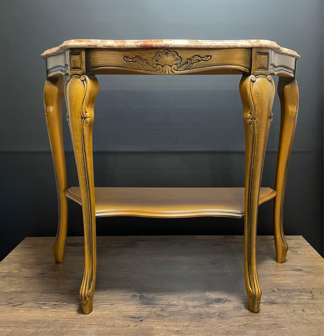 イタリア製　高級　コンソール テーブル 猫脚