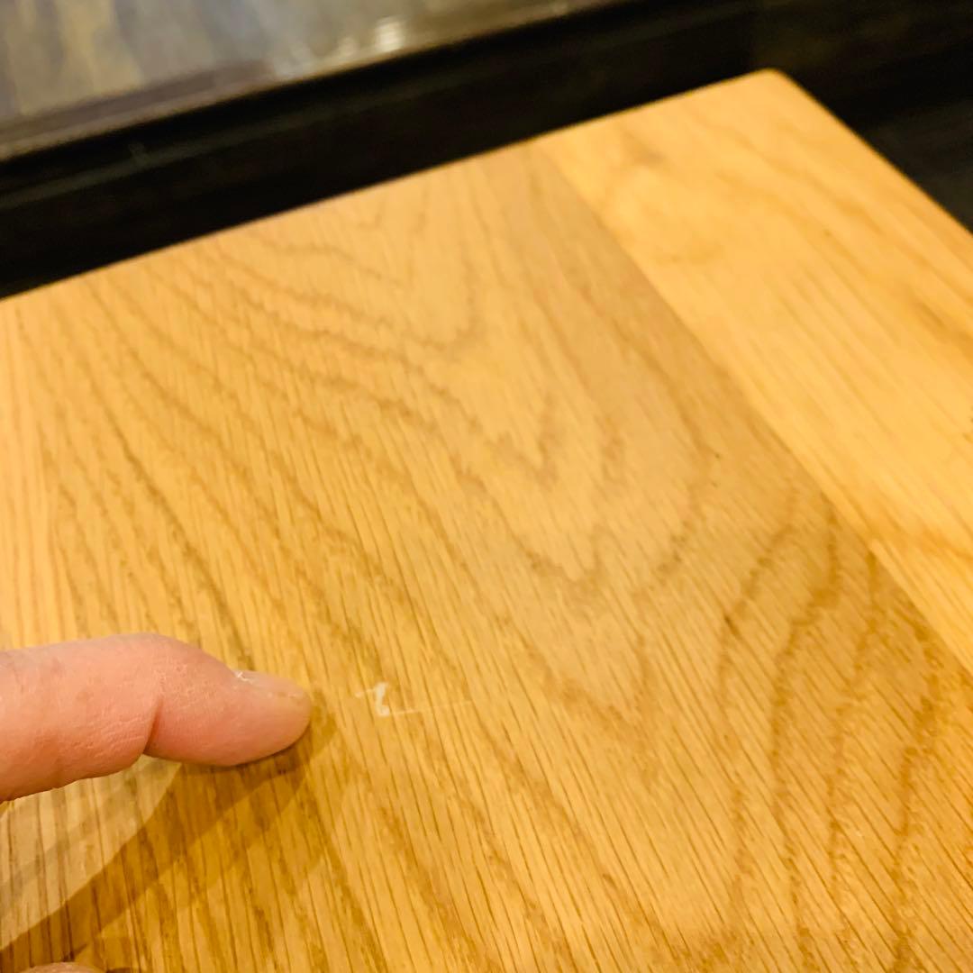 オーク材センターテーブル