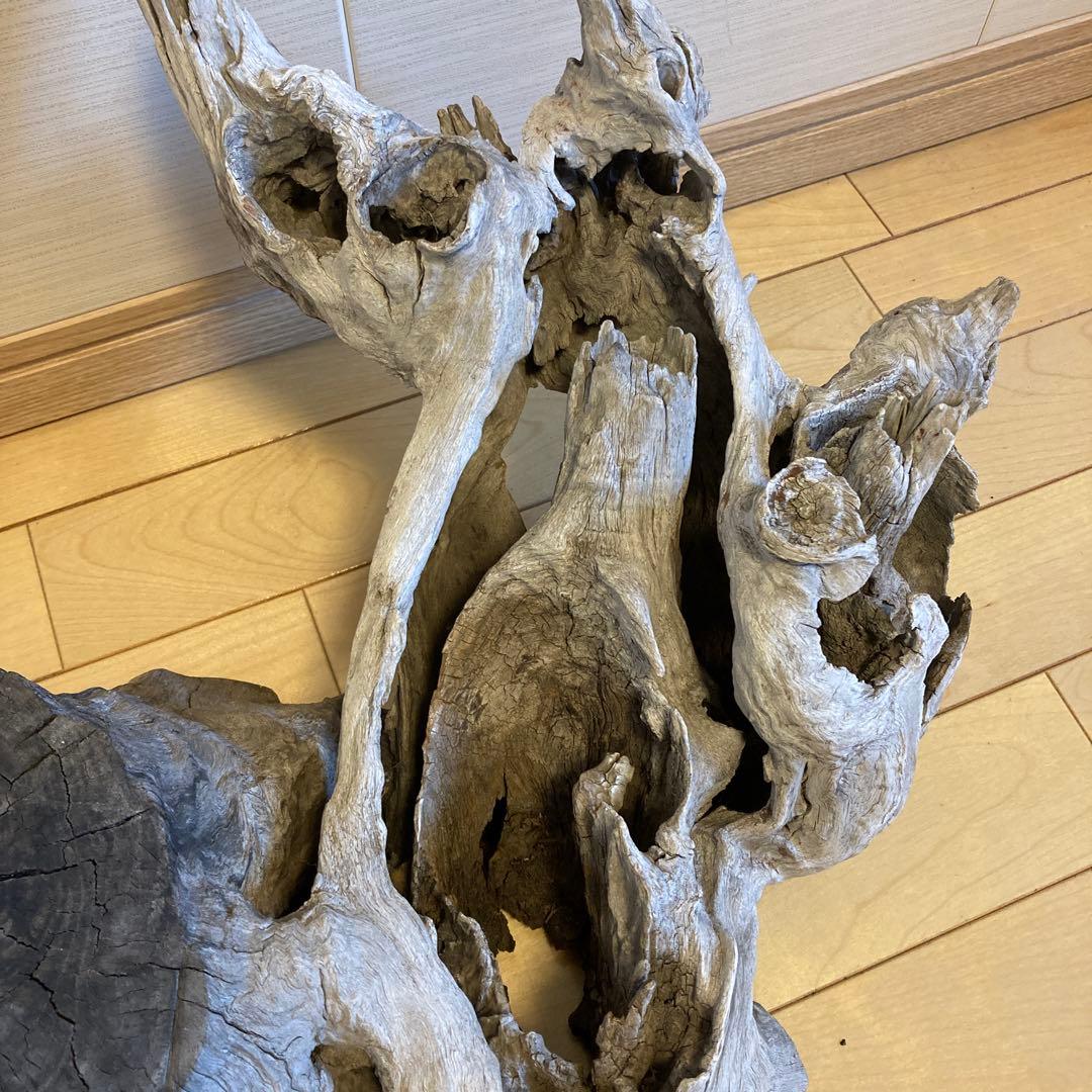 花台　木製花台　流木　古木　盆栽台　生花　天然木　多肉植物　寄植え　切り株　置物