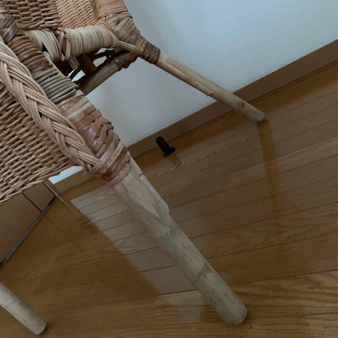 「IKEA」　イケア　AGEN アーゲン　チェア　籐/竹